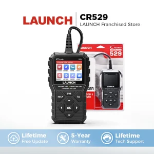 LAUNCH Creader 529 CR529 Scanner OBD2, Strumento Diagnostico Automobilistico, Lettore di Codici OBDII, Strumento di Scansione Auto per Controllo Motore