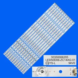 Striscia di retroilluminazione a LED per 50LEX-5027/FT2C LT-50C550 50E3500A PLDED5068A-E A1508 LE50U6500TF 50LFN59C MTV-5031LTA2 RB-50d5FT2C