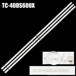 Striscia di retroilluminazione a LED per TV da 40 pollici TX-40ES400B TX-40ES500B TX-40ESW504B TX-40FS503 TC-40DS600X TX-40DSU401 IC-D-HWBJ40D660