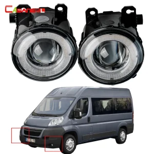 2X30W Gruppo fendinebbia per Citroen Jumper 290 295 2012 2013 2014 2015 2016 Auto LED Lens Angel Eye Luce di marcia diurna DRL