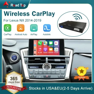 Wireless CarPlay per Lexus NX 2014-2019, con funzioni di gioco per Auto AirPlay con collegamento specchio automatico Android