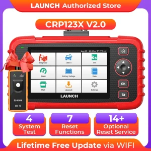 LANCIO CRP123X V2.0 OBD2 Scanner Lettore di codici per auto Strumenti diagnostici automobilistici Autoscanner Strumento di scansione automatica FAI DA TE CRP123 VII +