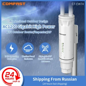 Comfast Wireless Access Point AC1200 Router Wifi resistente alle intemperie per esterni ad alta potenza/ripetitore AP/Extender Antenna stradale 5.8G