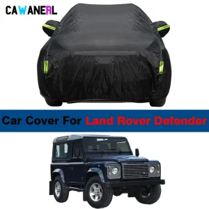 Copertura impermeabile per auto per Land Rover Defender 90 110 1984-2023 Parasole Estate Anti-UV Inverno Neve Pioggia Polvere Proteggere SUV Copertura