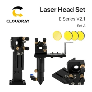 Cloudray Serie E: set di testine laser CO2 + 1 lente di messa a fuoco + 3 specchi riflettenti per parti di macchine da taglio per incisore