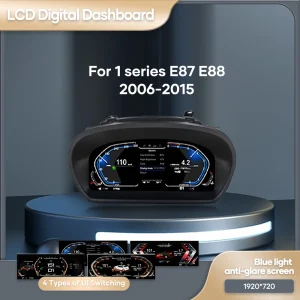 Auto Lcd Cruscotto Paneel Per BMW Serie 1 E81 E82 E87 E88 2006 -2015 Anni Digitale Cluster Strumento Display Snelheidsmeter