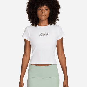 Nike Logo W – T-shirt – Donna – Bianco