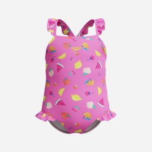 Speedo Printed Frill Jr – Costume Piscina – Color Mix