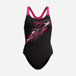 Speedo Medley Logo Medalist W – Costume Piscina – Donna – Grigio