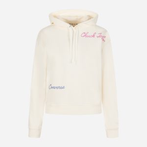 Converse Logo Multicolor W – Felpa – Donna – Bianco