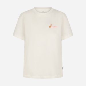 Converse Flower Back W – T-shirt – Donna – Bianco