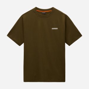 Napapijri Small Logo Box M – T-shirt – Uomo – Verde