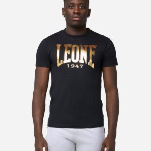 Leone Big Logo M – T-shirt – Uomo – Nero