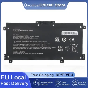 Batteria per laptop Oyomba LK03XL 11V/55Wh per hp L08934-1B1 L09049-1B1 916368 -421 916368 -541 916814 -855 HSTNN-LB7U HSTNN-LB8J