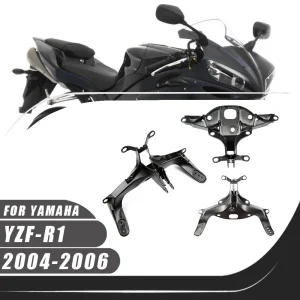 Moto Faro Anteriore Staffa Fari Carenatura Superiore Soggiorno Staffa Per Il 2004-2006 Yamaha YZF-R1 YZF R1 2005 2004