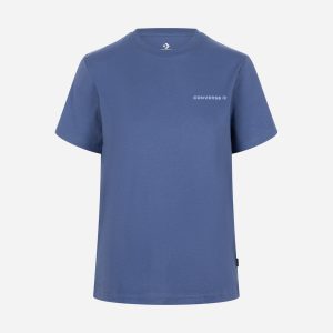 Converse Logo Back W – T-shirt – Donna – Viola