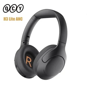 QCY H3 Lite ANC Cuffie wireless Driver da 40 mm Auricolari Bluetooth 5.3 Cancellazione attiva del rumore Cuffie auricolari Chiamate HD chiare