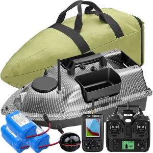 Barca da pesca con esca GPS da 500M con sensore sonar wireless a 3 tramogge Fishfinder telecomando esca per carpa gancio esca per trasporto motoscafo