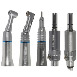 Manipolo motore pneumatico dritto contrangolo dentale stile NSK Connettore tipo E a 2/4 fori