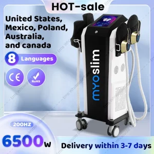 Macchina professionale EMS/myoslim RF Ultra PRO 6500W Macchina EMS per scolpire il corpo S Stimolazione muscolare dimagrante