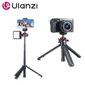Ulanzi MT-16 Extend treppiede con scarpa fredda per microfono LED Light Smartphone SLR Camera Vlog treppiede per Sony Canon iPhone Stand