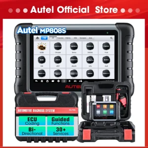 Strumenti diagnostici Autel MaxiPRO MP808S 2 anni Aggiornamento gratuito Codifica ECU Scanner OBD2 per auto Funzioni guidate VAG bidirezionali