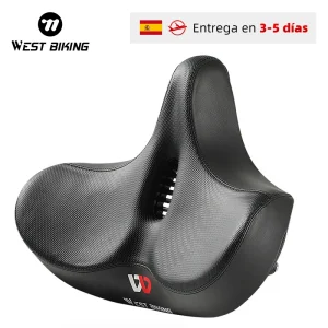 WEST BIKING MTB Comode molle per sella Shock Ball Assorption Schiuma ad alta elasticità Ampio sedile per bicicletta per Cruiser Moutain Bike