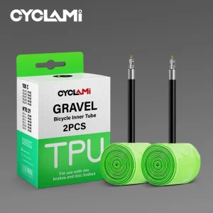 2 pezzi CYCLAMI ultraleggero ghiaia bici TPU camera d’aria pneumatico strada MTB 29 valvola francese FV 45mm 65mm per 700C 32C 35C 37C 40C 47C