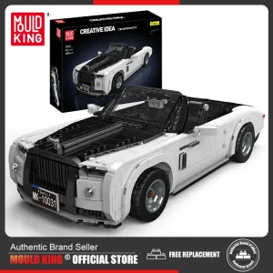 Mold King 10031 Technical Car Building Block The MOC Wraith Oldtime Car Model Assembly Sport Car Brick Toys regalo di natale per bambini