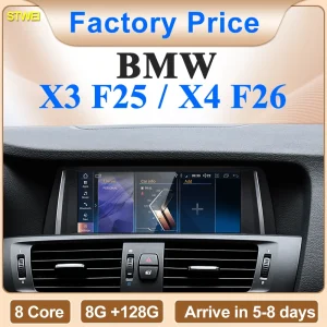 STWEI 2024 Nuovo ID6 ID7 ID8 UI Sistema Android Wireless Carplay AUTO Per BMW X3 F25 X4 F26 CIC NBT Lettori Video per auto GPS Navi
