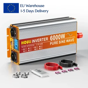 HOULI inverter 12v 220v onda pura 3000W~6000W inverter 12v a 220v onda pura convertitore 12v a 220v trasformatore 12v a 220v
