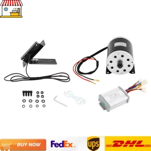 Motore a spazzole 36V 800W con controller e pedali Go-Karts, scooter, motori per biciclette motorizzate