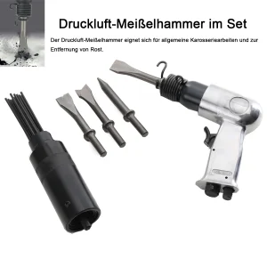 1/4 “150mm Martello industriale Manico potente Tipo dritto Scalpello Martello pneumatico Pala Strumento Strumento pneumatico