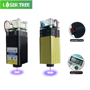 LASER TREE 20W Modulo laser 450nm 40W TTL Testa per incisore laser a luce blu per macchina da taglio per incisione laser Strumenti per la lavorazione del legno