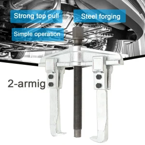 Strumento per la rimozione dell’estrattore dell’estrattore dell’estrattore dell’ingranaggio del cuscinetto dell’armatura del braccio scorrevole a due griffe da 6 pollici 2 ganasce