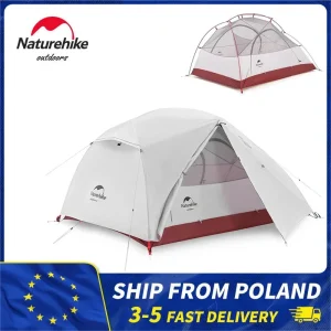 Tenda da campeggio Naturehike Star River Tenda a cupola per 2 persone Tenda da viaggio ultraleggera a doppio strato Tenda da viaggio esterna impermeabile