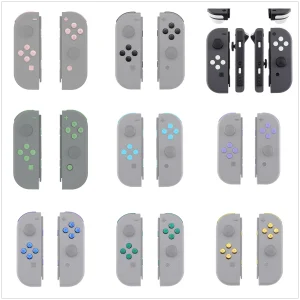 eXtremeRate Set completo di pulsanti con strumenti per interruttore NS JoyCon e interruttore OLED Joycon ABXY tasti di direzione SR SL L R ZR ZL Trigger