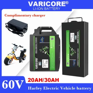 Batteria al litio impermeabile VariCore 60V 20ah 30ah 18650 CELL 500w-2400W utilizza BMS integrato per tosaerba Citycoco