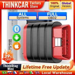 A vita libera THINKCAR THINKDIAG MINI OBD2 Scanner Scanner per auto Strumenti diagnostici automobilistici Lettore di codici Diagnosi completa del sistema per auto