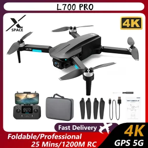 Drone L700 Pro Brushless Profesional 5G GPS pieghevole 4K HD fotocamera elicottero aereo Quadcopter a lungo raggio Rc aereo Brushless