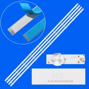 Striscia di retroilluminazione a LED per 43PUS6504/12 43PUS6504/62 43PUS6554/12 43PUS7505/60 43PUS7555/12 43PFS6855/12 43PUS7505/12 43PUS7555