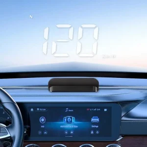 Tachimetro olografico tachimetro Gps per manometro digitale per auto con promemoria di guida a fatica proiettore di velocità del parabrezza trasparente