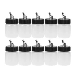 OPHIR 10x doppia azione aerografo vernice tazza di plastica 22cc aerografo bottiglie professionale di alta qualità vernice tazza _ AC020-10x