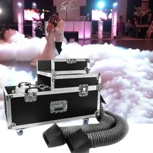 Macchina per nebulizzazione d’acqua da 3000 W Macchina per nebbia bassa Macchina per fumo d’acqua Attrezzatura per effetti Festa di nozze di Natale KTV Stage Double