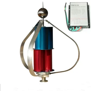 Generatore eolico ad asse verticale Max Power 400W Turbina 12V 24V Generatore eolico Turbina eolica 300 watt nominale con controller