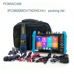 IPC9800 IPC CCTV test monitor 8MP AHD TVI CVI Tester PRO H.265 8K Display video tester monitor telecamera IP tester 7 pollici cctv test