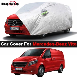 Copertura completa per auto MPV Sole esterno Anti-UV Pioggia Neve Copertura resistente alla polvere per Mercedes Benz W638 W639 Classe V Vito Viano Valente