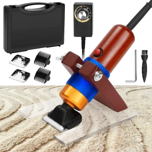 Trimmer per tappeti trapuntati con guide di taglio Tosatrici per tappeti Cesoie per trapuntatura regolabili a 6 velocità a basso rumore per tappeti trapuntati puliti