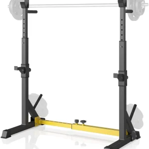 Supporto per squat regolabile Supporto per bilanciere multifunzione Sollevamento pesi Palestra Rastrelliere per manubri Panca per palestra di casa Supporto per pressa carico 250 kg