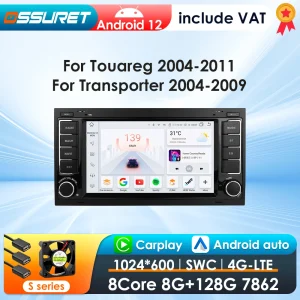 CarPlay Android Auto Radio per Volkswagen Touareg 2004-2011 Multivan Transporter T5 Car Multimedia Player GPS 4G-LET autoradio